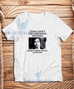 Today I Don't Feel Like Doing Anything Harry T-Shirt