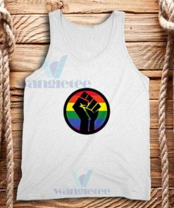 BLM LGBTQ Rainbow Tank Top