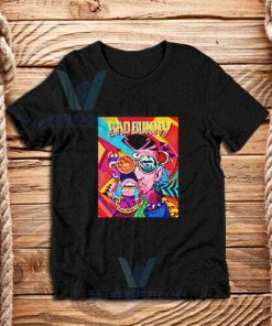 Bad Bunny Concert Poster T-Shirt Puerto Rican Singer S-3XL