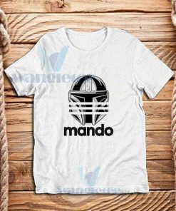 Three Stripes Mando T-Shirt The Mandalorian Star Wars S-3XL