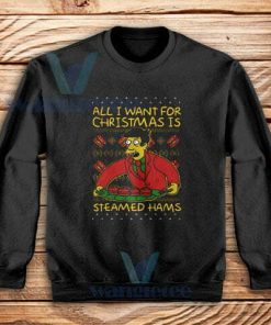 Christmas Steamed Hams Sweatshirt Unisex Adult Size S-3XL