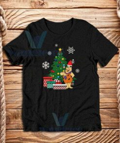 Fred Flintstone Christmas T-Shirt Unisex Adult Size S - 3XL