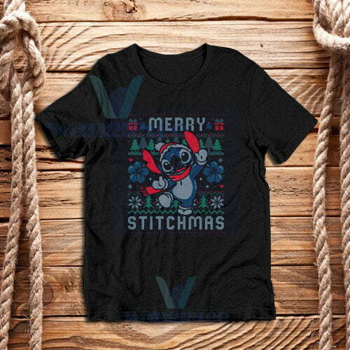 Merry Stitchmas Xmas T-Shirt Unisex Adult Size S - 3XL