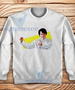 Jackie Chan Vector Sweatshirt Unisex Adult Size S-3XL