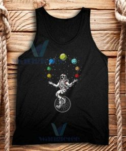 Astronaut Juggling Planets Tank Top Adult Size S-2XL