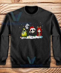 Nightmare-Before-Christmas-Sweatshirt-Black