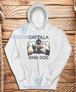 Catzilla Vs King Dog Hoodie